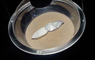 Smed: Sarah Hurtigkarl Foto: Filip Palmén. Titel: Past present