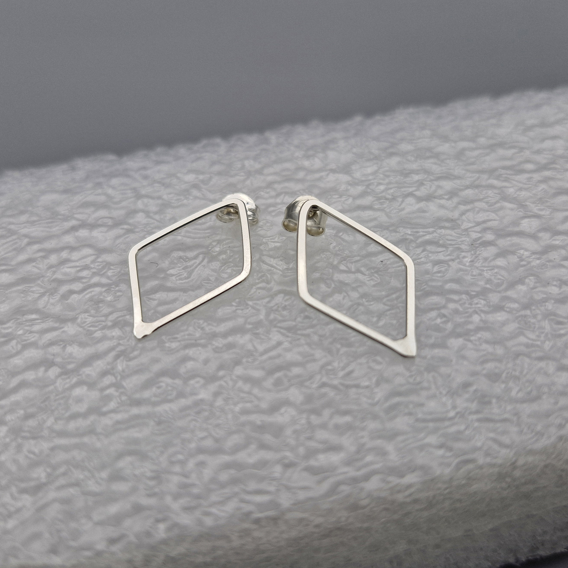 Square single mini silver, örhänge <span>Catarina Hällzon</span> - Bild 2